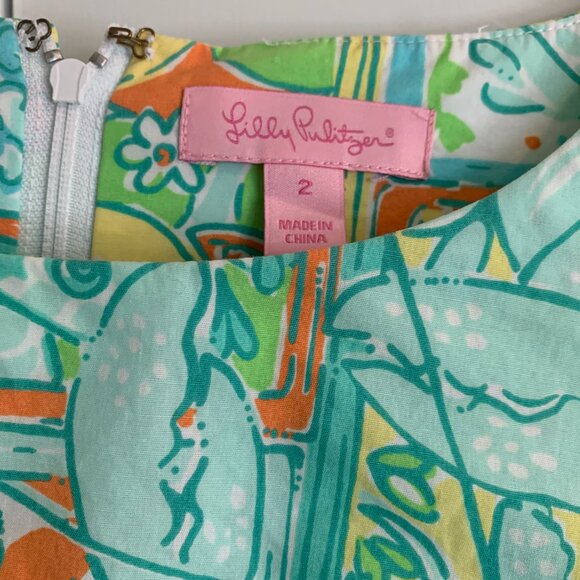Lilly Pulitzer sleeveless shift dress Size 2 - Picture 4 of 7